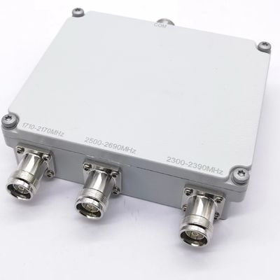 Пента-диапазонный низкоприводный комбинатор 698-3800 МГц 4.3-10-F DIN-F в настройке с HL-xxxxxx