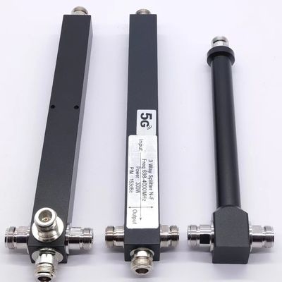 698-4200МГц N-F 3 Way Low Pim Cavity High Power Splitter в индивидуальном сером цвете