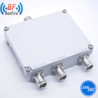 Низкий пим комбинировщик VHF UHF полосы дуплекс для 1710-2170MHz 2300-2690MHz сетевого покрытия