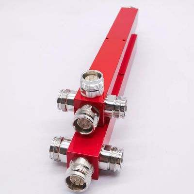 Широкий диапазон частот 617-4000МГц 4.3-10-F 2/3/4 Way Low Cavity High Power Divider Das