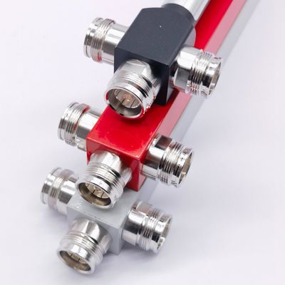 0.510kg Пакет валовой вес 698-4200МГц 3/4 Way Power Splitter Reactive N -F/4.3-10-F