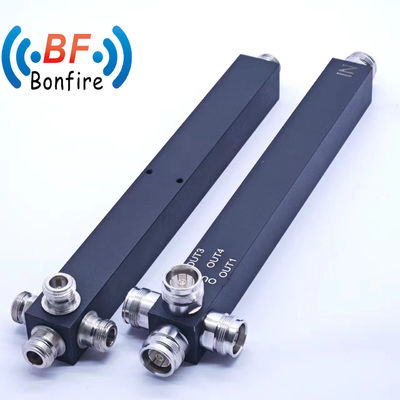 IP65 Low Pim RF 4 Way Reactive Power Splitter Divider с превосходными показателями PIM