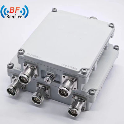 2300-2400 2500-2700 МГц Низкий Pim -150dbc RF Триплексер с разъемом N/4.3-10 и интерфейсом DIN-F