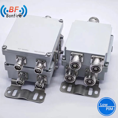 4.3-10f DIN-F Triplexer RF Diplexer RF Combiner для 2300-2400 2500-2700MHz в черном цвете