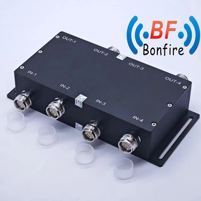 Комбинатор для внутренних и наружных помещений IP65 698-3800MHz RF 4X4 Гибридный соединитель 4.3-10 Женщина