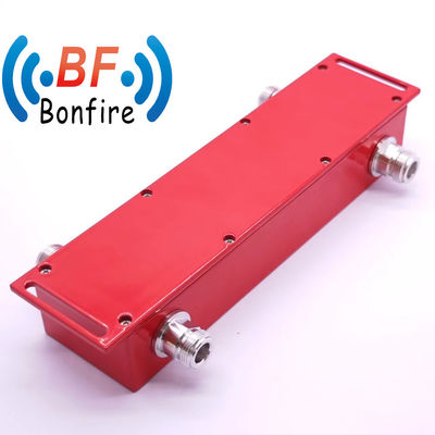 160dbc 500W N Тип 698-3800MHz 2X2 Внутренний красный гибридный соединитель для проектов Ibs / Das