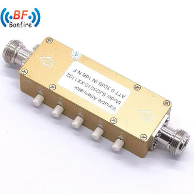 DC-3000MHz RF Steped Attenuator 10dB 5W N-F для внутренней/внешней среды IP65