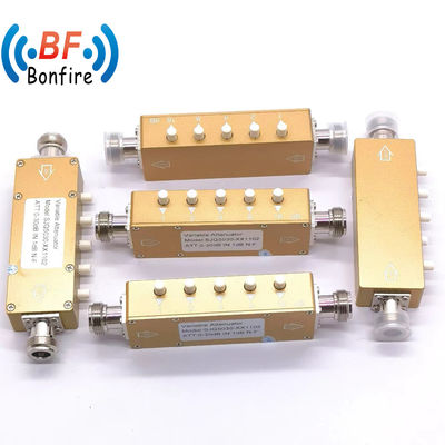 Шаг Att N-F DC-3000MHz 5W RF переменный аттенуатор для стабильной и точной аттенуации