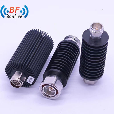 Черный DC-3800MHz Микроволновая связь RF Коаксиальный аттенуатор Регулируемый аттенуатор