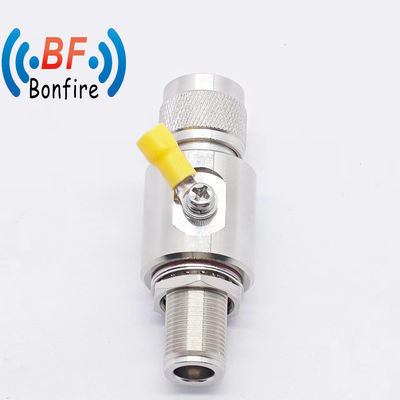 BLQ-060-41101 DC-6000MHz RF Arrester Коаксиальный молниевой арест Nm до NF Черный