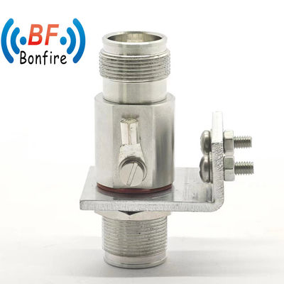 Внутренний / наружный IP65 SMA Jack к N Jack Bulkhead Lightning Arrester Surge Protector DC-6000MHz