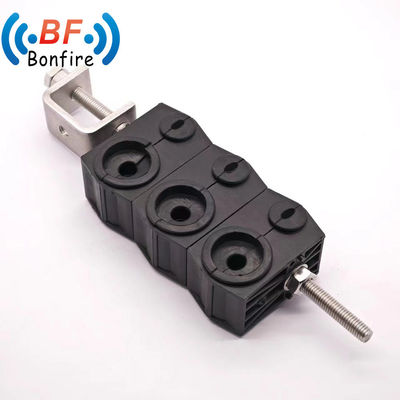 Пластмассовая застежка для кабеля Heliax 1/2&quot; Ldf4-50A 3 отверстия на держатель Производство OEM / ODM