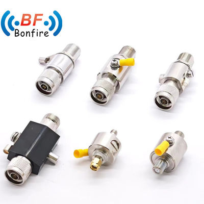 UHF Lightning Arrester RF Surge Protector for CB Ham Base Antenna Indoor/Outdoor IP65 (УВФ-защитник от молнии) УВФ-защитник от молнии УВФ-защитник от молнии УВФ-защитник от молнии для CB Ham Base Antenna Indoor/Outdoor IP65