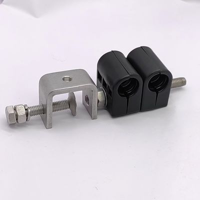 0.410kg Пакет валовой вес 1/2&quot; и 7/8&quot; одно отверстие двойные кабельные зажимы кабельные зажимы