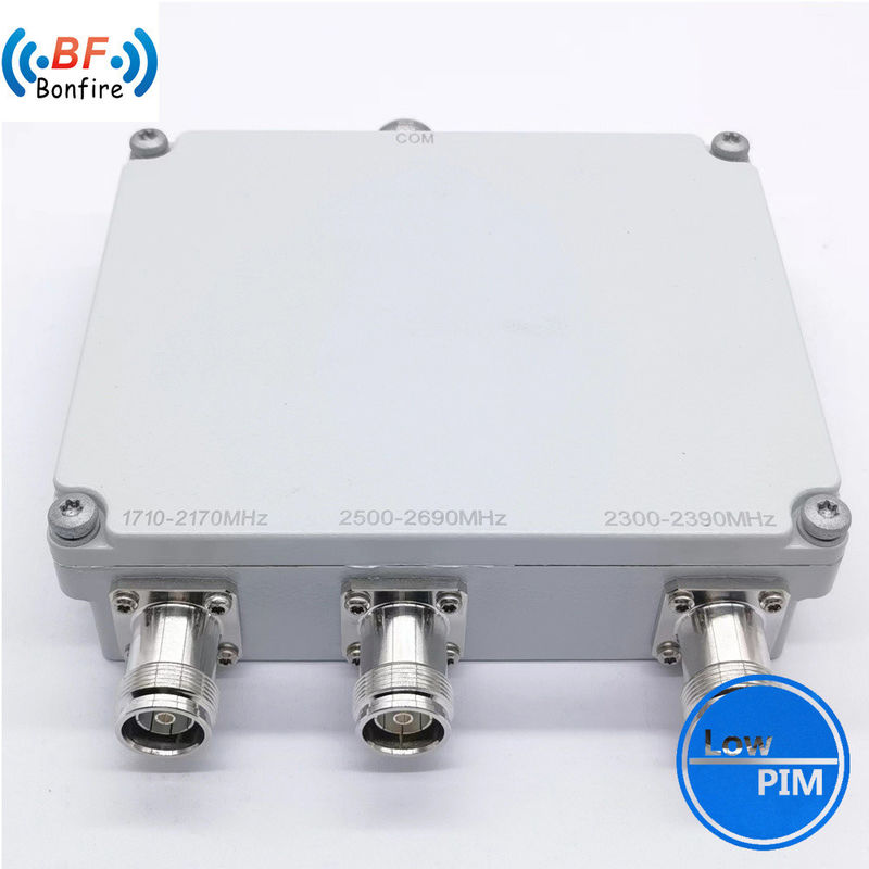 Комбинатор низкого PIM 160dbc RF Triplexer для IBs/Das Общая способность реализации проекта