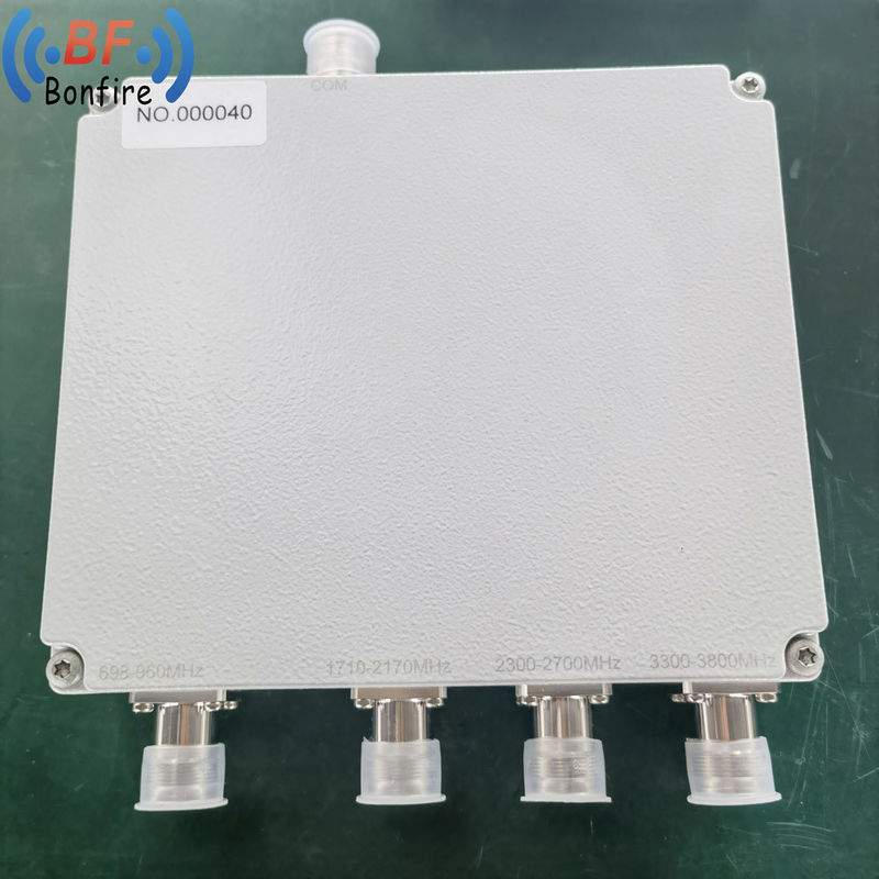 RF 5g Indoor Combined 1710-2700MHz Quadplexer с 4in 1out Diplexer и N 4310 DIN Connector