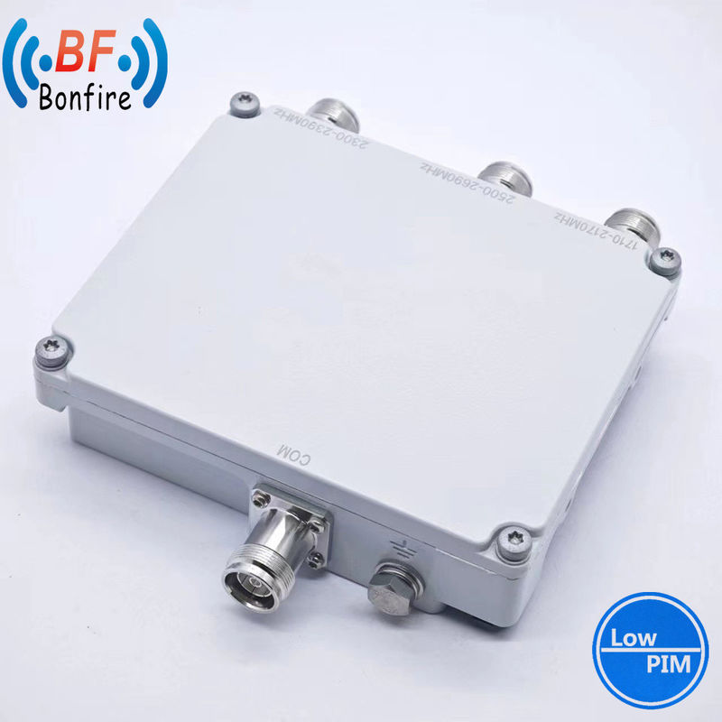 1710-2170 МГц 2300-2690 МГц Широкополосный дуплексер RF Low Pim Diplexer Combiner 4.3-10 Женщина