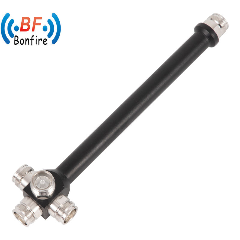 4 Way Low Pim Reactive High Power Splitter 698-3800MHz 4,3-10 F Серый/Красный/Черный/Конфигурированный