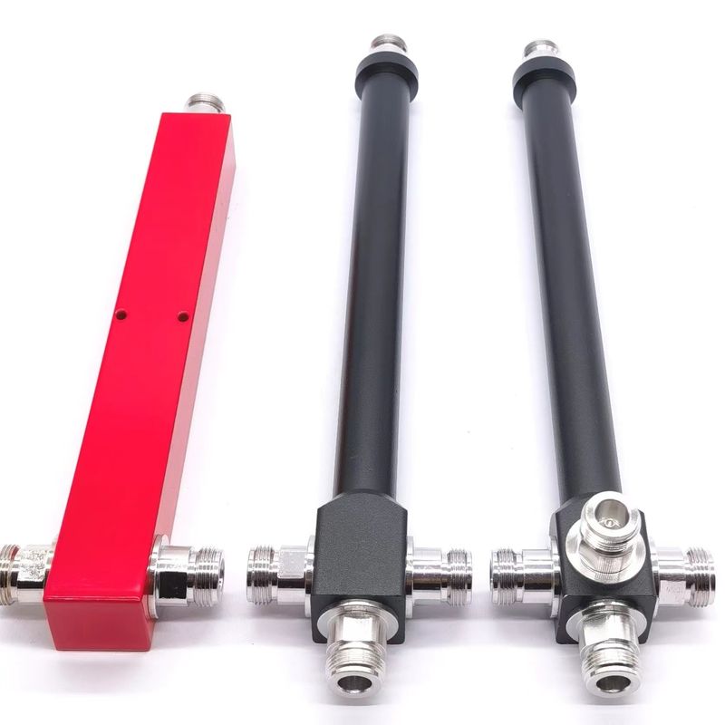 Высокая мощность N-F 2/3/4 Way Splitter для общественной безопасности 698-3800MHz/Grey/Red/Black/Customized