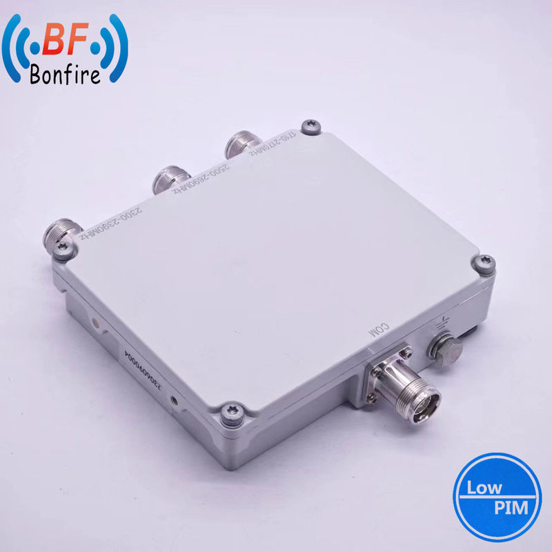 Низкий пим комбинировщик VHF UHF полосы дуплекс для 1710-2170MHz 2300-2690MHz сетевого покрытия