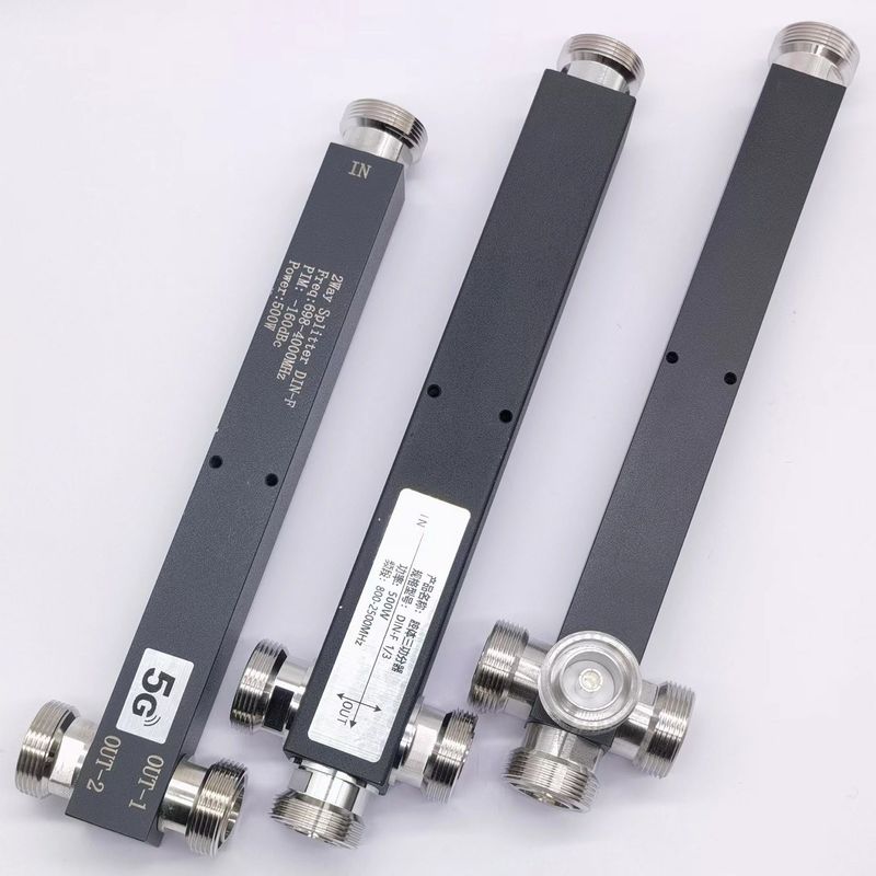 617-4000MHz DIN F 2/3/4 Way Low Pim Reactive High Power Splitter Das для наружных помещений IP65