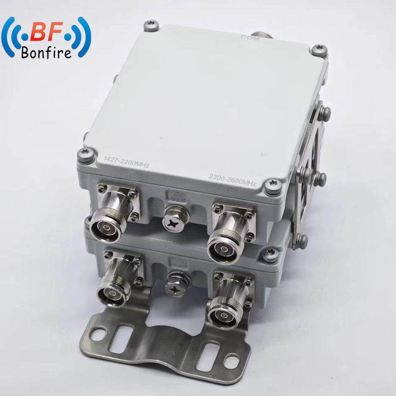 5g 1710-1880 1920-2170 2300-2400 2500-2700 МГц RF триплексер с разъемом DIN N 4310