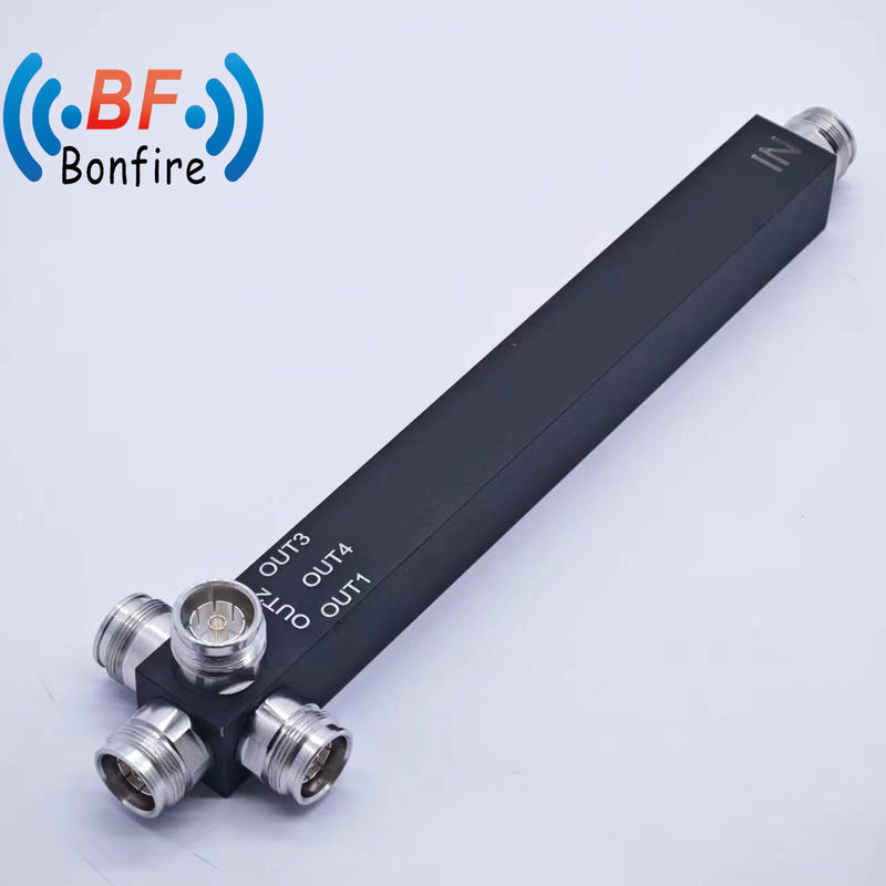 IP65 Low Pim RF 4 Way Reactive Power Splitter Пакет разделитель мощности валовой вес 1.100 кг