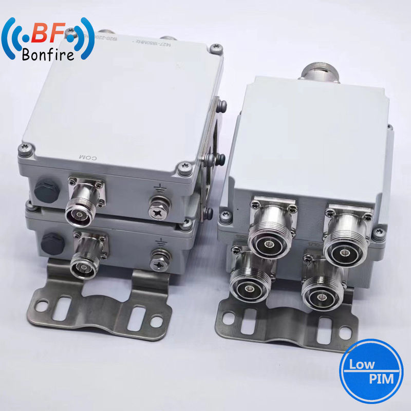 4.3-10f DIN-F Triplexer RF Diplexer RF Combiner для 2300-2400 2500-2700MHz в черном цвете