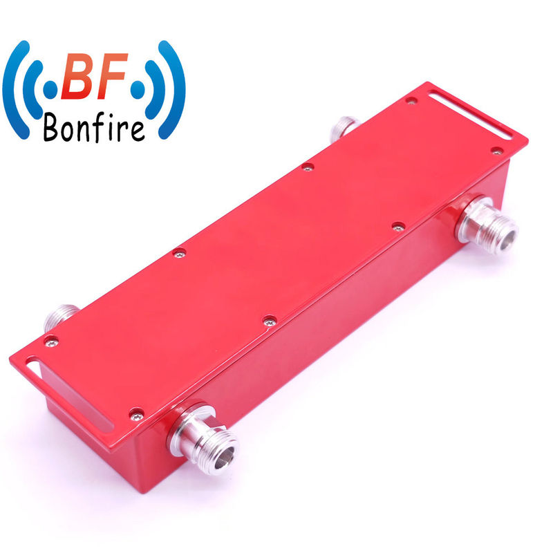 160dbc 500W N Тип 698-3800MHz 2X2 Внутренний красный гибридный соединитель для проектов Ibs / Das