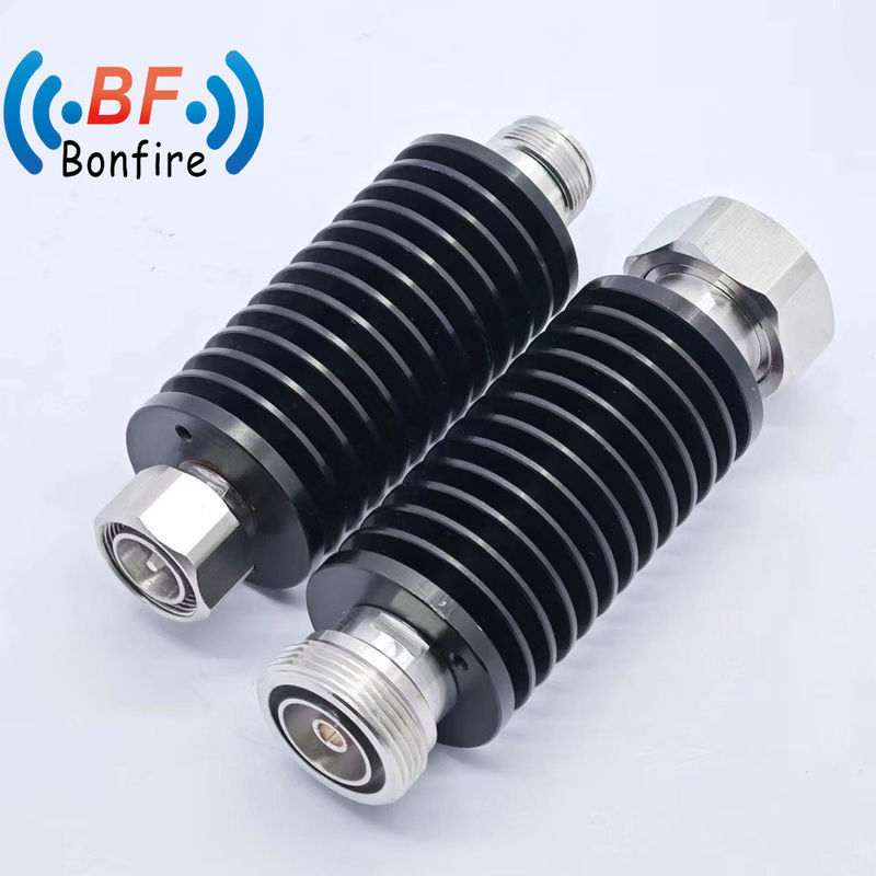 Серый DC-3800MHz RF Коаксиальный аттенуатор 40dB N Тип мужской на женский 10W Низкий аттенуатор Pim