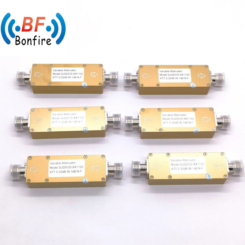 Шаг Att N-F DC-3000MHz 5W RF переменный аттенуатор для стабильной и точной аттенуации