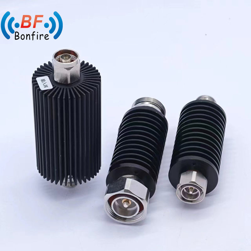 DC-3800MHz Шаговый аттенуатор N-M до N-F Коаксиальный фиксированный 100W RF микроволновой аттенуатор