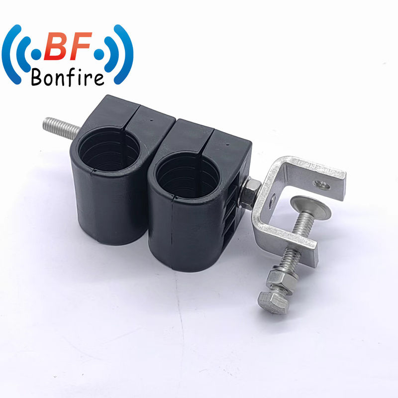 0.410kg Пакет валовой вес 1/2&quot; и 7/8&quot; одно отверстие двойные кабельные зажимы кабельные зажимы